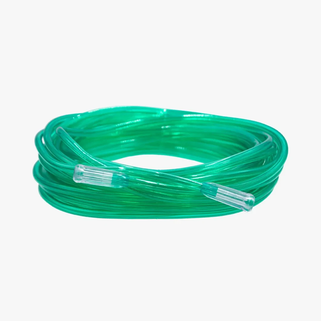 Green oxygen supply tubing